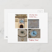 Dank je wel Klokkentorens Briefkaart (Voorkant / Achterkant)