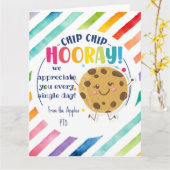 Dank je wel koekje cadeau je bent de beste kaart (Gele Bloem)