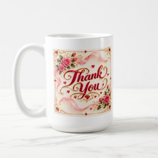 Dank je wel koffiemok (Links)