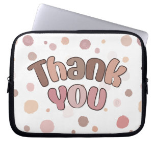Dank je wel laptop sleeve