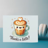 Dank je wel Latte grap Briefkaart