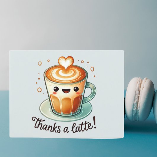 Dank je wel Latte Grappenmaker Briefkaart