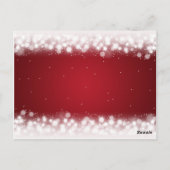 Dank je wel, Magic Sparkle Red Briefkaart (Achterkant)