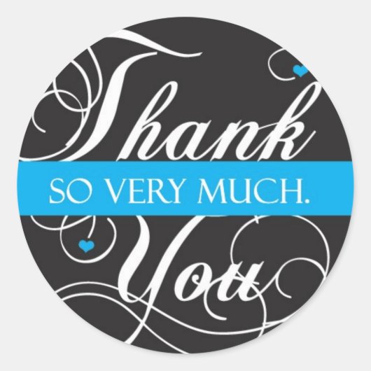 Dank je wel, mam ronde sticker (Voorkant)