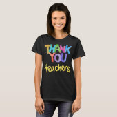 Dank je wel Mannen vrouwen T-shirt (Voorkant volledig)