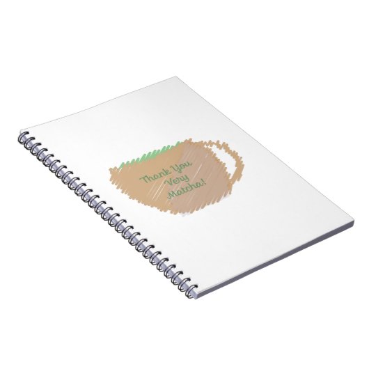 Dank je wel, Matcha Notitieboek (Rechterzijde)