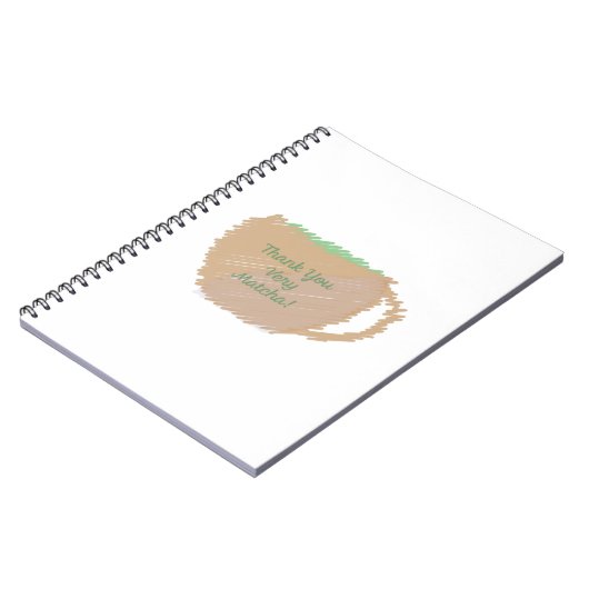 Dank je wel, Matcha Notitieboek (Linkerzijde)