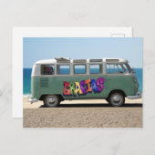 Dank je wel met een Gracias Graffiti op Van Postca Briefkaart (Voorkant / Achterkant)