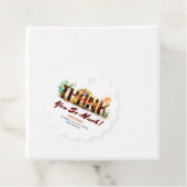 Dank je wel Mexicaanse stijl Bedankjes Labels (In situ)