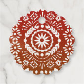 Dank je wel Mexicaanse stijl Bedankjes Labels (Achterkant)