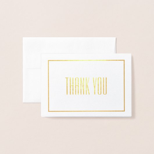 Dank je wel Mini Folie Kaarten (Voorkant met envelop)