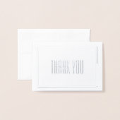 Dank je wel Mini Folie Kaarten (Voorkant met envelop)