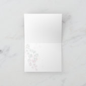 Dank je wel | Moderne aquarel Eucalyptusblad Bedankkaart (Binnen)