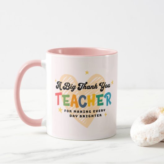 Dank je wel mok (Met donut)