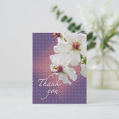 Dank je wel Moth Mullein Wildflower Briefkaart (Staand voorkant)