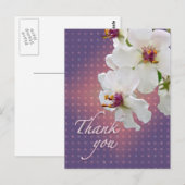 Dank je wel Moth Mullein Wildflower Briefkaart (Voorkant / Achterkant)