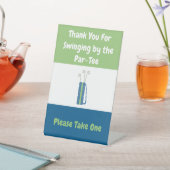 Dank je wel, neem er een reclamebord met voetstuk (Insitu)