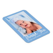Dank je wel nieuwe baby blauw magneet (Rechterzijde)