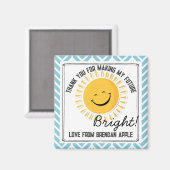 dank je wel of maak mijn toekomst helder magneet (Voorkant / Achterkant)