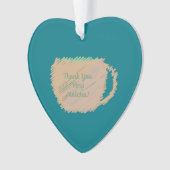 Dank je wel ornament (voorkant)