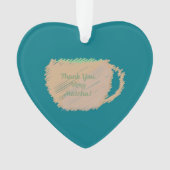 Dank je wel ornament (voorkant)
