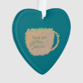 Dank je wel ornament (voorkant)