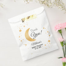 Dank je wel Over de Maan Baby Shower