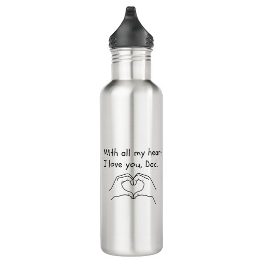 Dank je wel pap, waterfles liefde (Rechts)