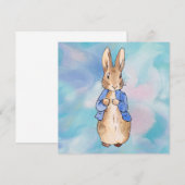 Dank je wel Peter de konijn Bedankkaart (Voorkant / Achterkant)