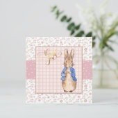 Dank je wel Peter de Konijn Kaart (Staand voorkant)