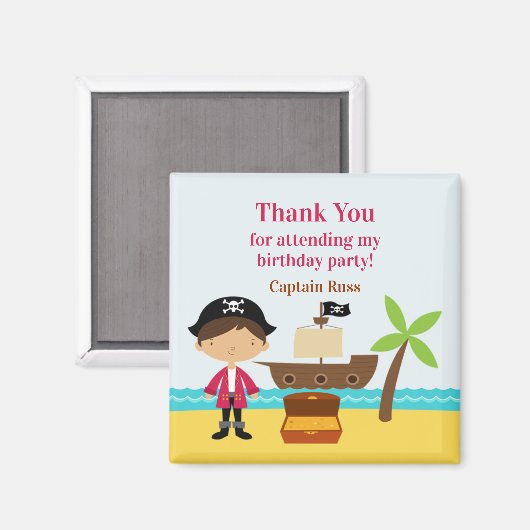 Dank je wel, Pirate Captain Magnet (Voorkant / Achterkant)