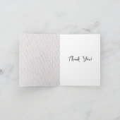 Dank je wel Polka Dots Kaart (Binnen)