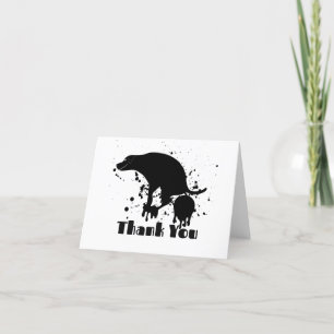 Dank je wel, Pooping Dog Bedankkaart