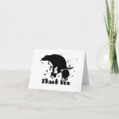 Dank je wel, Pooping Dog Bedankkaart (Voorkant)