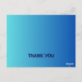 Dank je wel Postcard Briefkaart (Achterkant)