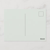 Dank je wel Pretty Garden Poppies Floral Baby Show Briefkaart (Achterkant)