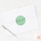 Dank je wel ronde sticker (Envelop)