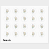 Dank je wel! ronde sticker (Vel)