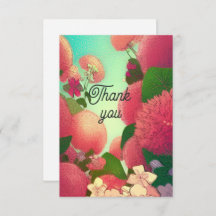 Dank je wel, roze fuchsia kat stempels