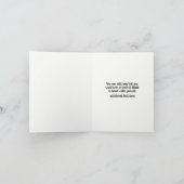 DANK JE WEL Roze Goud Roze Folie Moderne Script Ch Bedankkaart (Binnen)