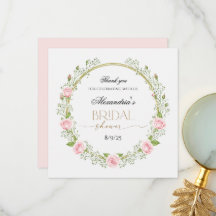 Dank je wel Roze Rozen & Baby’s Breath