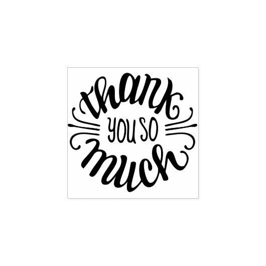 Dank je wel Rubber Stamp Rubberstempel (Afrduk)