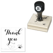 Dank je wel rubberstempel (Gestempeld)