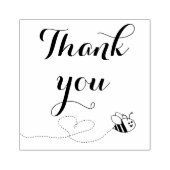 Dank je wel rubberstempel (Afrduk)