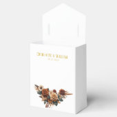 Dank je wel, Rustic Floral Bedankdoosjes (Geopend)
