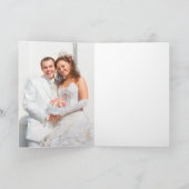 Dank je wel Rustieke Jute Pot Zonnebloem Bedankkaart (Binnen)