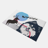 DANK JE WEL SANTA - Finse Lapphond deurmat 2 maten (Schuin)