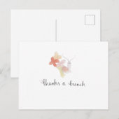 Dank je wel slak bedankkaart briefkaart (Voorkant / Achterkant)