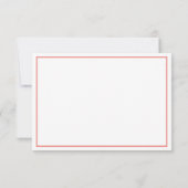 Dank je wel, Spring Waterverf Flowers Bedankkaart (Achterkant)