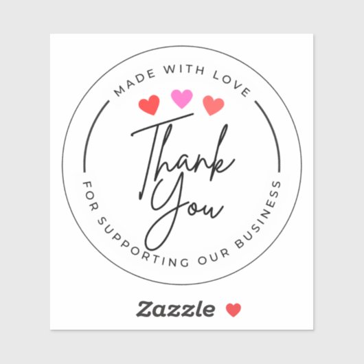 dank je wel sticker (Vel)